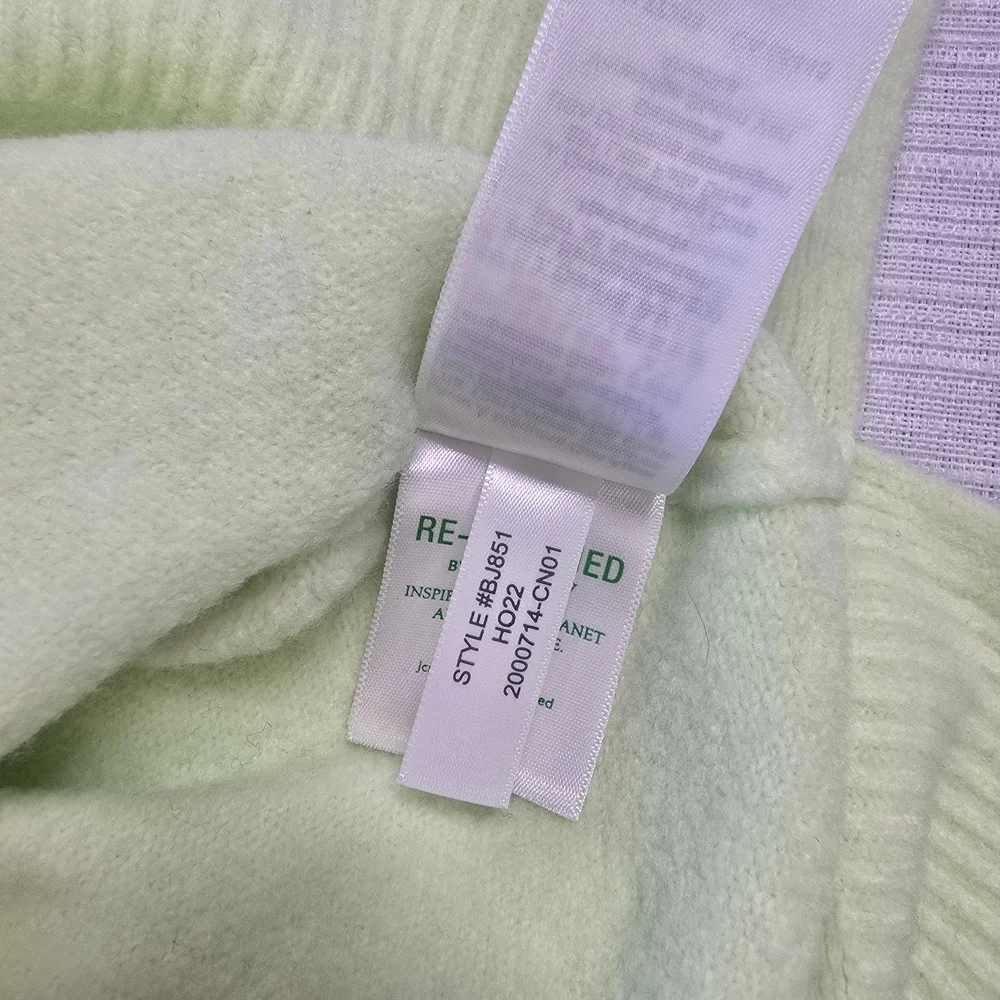 NWT J. Crew Extra Soft Lime Green Crew Neck Sweater XS Womans Wool Blend Preppy